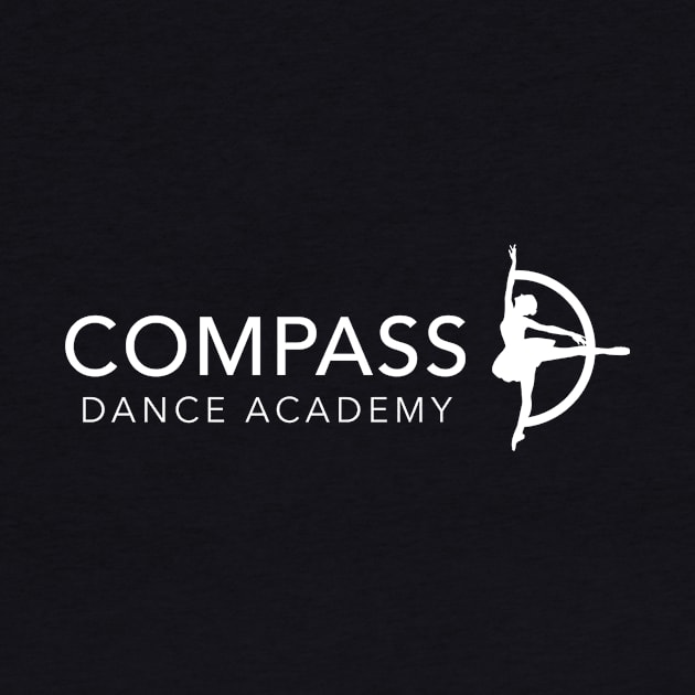 Classic Logo in White by Compass Dance Academy